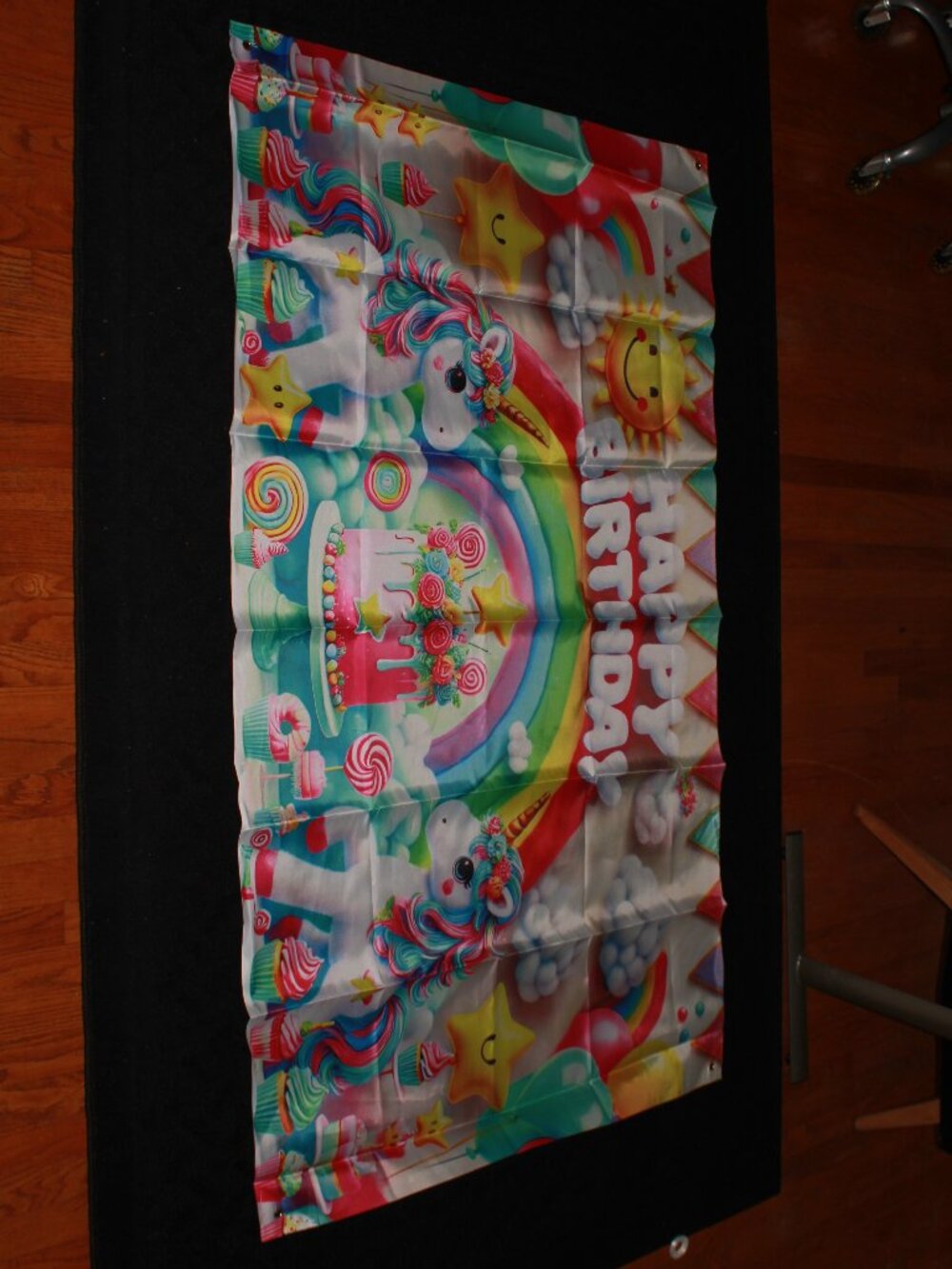Unknown Brand Unicorns & Rainbows Themed Birthday Banner